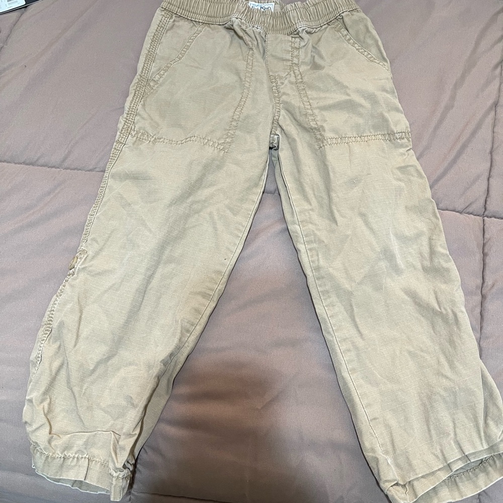 Place Kids Tan Elastic-Waist Casual Pants